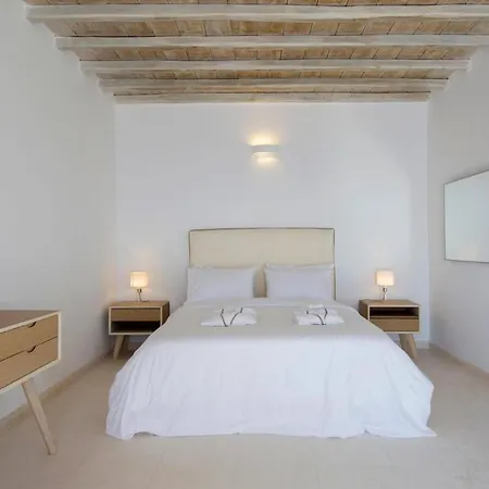 Anemos Petra Sea View Of Mykonos Villa Merchia Beach