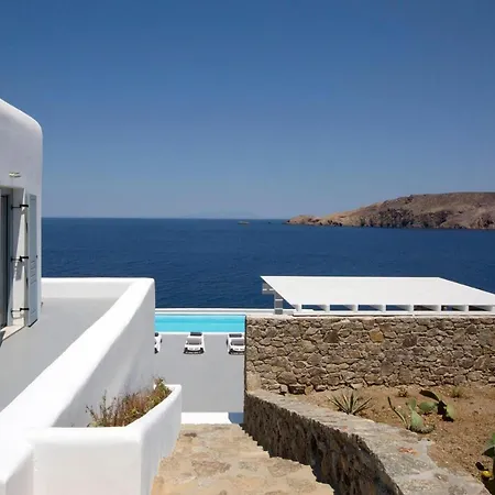 Villa Anemos Petra Sea View Of Mykonos Merchia Beach