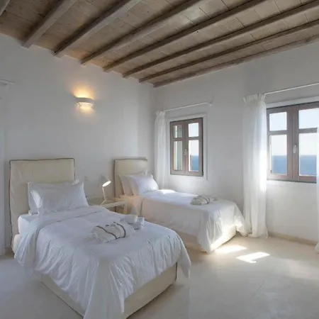 Villa Anemos Petra Sea View Of Mykonos Merchia Beach